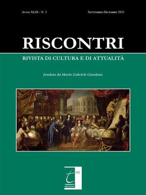 cover image of Riscontri. Rivista di cultura e di attualità